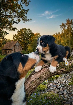 Gesundheit, Charakter & Liebe: Appenzeller Sennenhund Welpen suchen ihr Zuhause fürs Leben