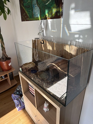 Terrarium für Schildkröte OHNE ZUBEHÖR 