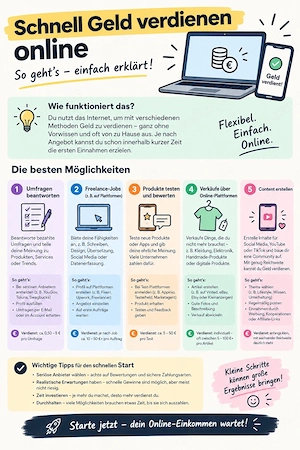 Ich zeige euch online Geld