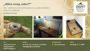 Vortrag Haltung Europäische Landschildkröten