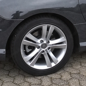 8mm Profil Winterräder für Mercedes auf 17" Alu