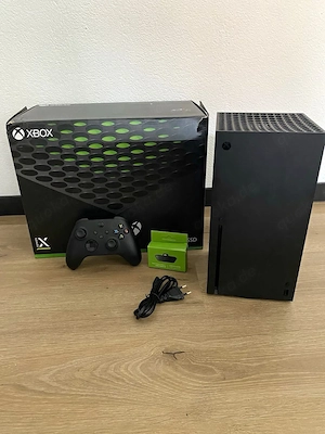 Microsoft Xbox Series X 1TB Schwarz Konsole inkl. Controller und Headset Adapter