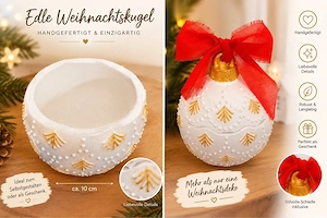 Weihnachtskugel Handmade