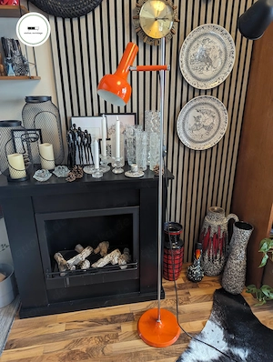 Stehlampe der 60er