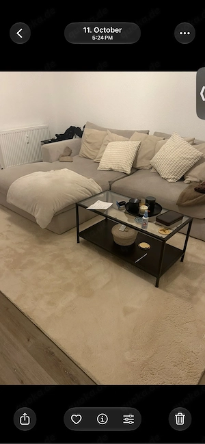 Sofa beige   skandi style 