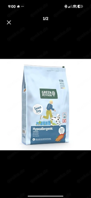 Green Petfood Insect Dog