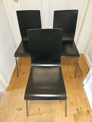 Klassiker! 3 x Design Stapelstuhl IKEA Martin Holz Stuhl stapelbar á 25,-!