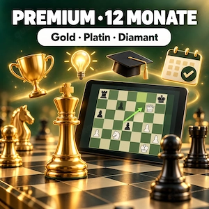 Chess.com Premium Gold 12 Monate