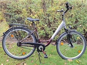 28" Alu Damen Cityrad von Curtis mit 7 Gänge, Nabendynamo Korb und Schloß