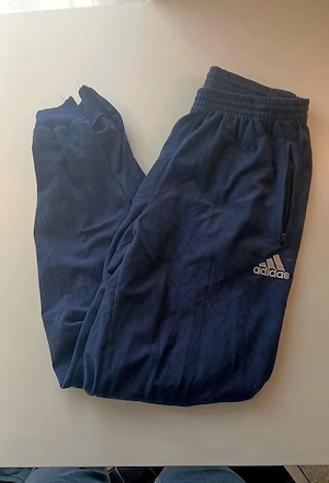 Adidas Jogginghose Fleece Navy Blau Sporthose Trackpants Gr. M