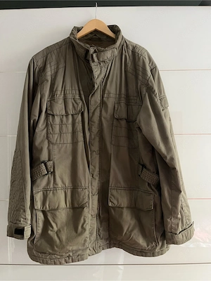 Herren Feldjacke in Olivgrün Parka Miltary Jacke Gr. 56