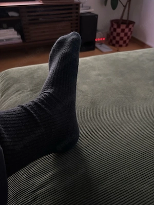 Getragene Socken 