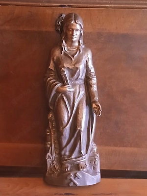 Verkaufe eine Figur aus Bronze heilige Barbara