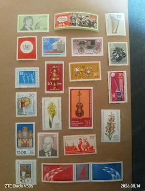 bruefmarkensammlung verschiedene jahre 