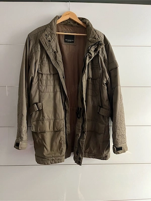 Herren Feldjacke in Olivgrün Parka Miltary Jacke Gr. 56