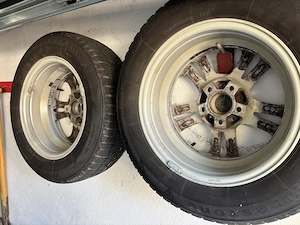 Opel Zafira Alufelgen 15 Zoll mit Firestone Winterreifen