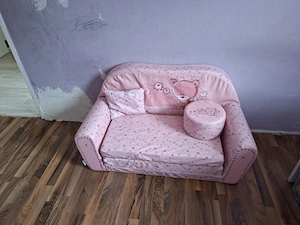 Kinder couch rosa 