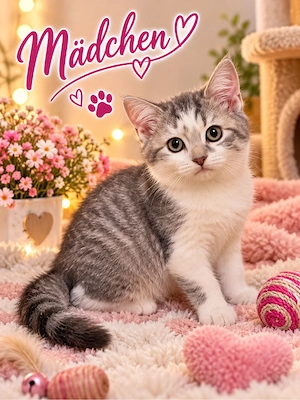 4 Liebevolle Kitten suchen ein neues Zuhause