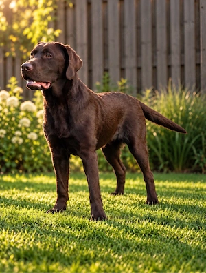 Labrador Deckrüde in Braun *FCI import *