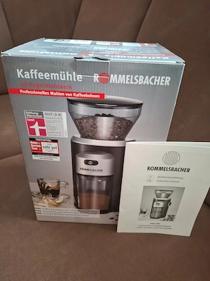 Rommelsbacher EKM 300 Kaffeemühle mit Edelstahl-Kegelmahlwerk