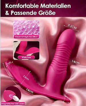 Aufsitz Dildo Vibrator Sex Spielzeug NEU
