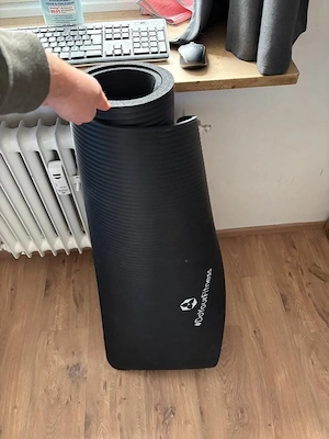 Yogamatte   Fitnessmatte schwarz #DoYourFitness   rutschfest