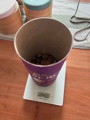 Ca. 2,5 kg Kleingeld Euro-Münzen 1ct bis 20ct