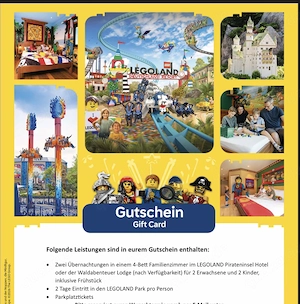 Legoland Gutschein