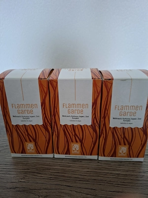 3x NATURTREU Flammengarde Weihrauch Kurkuma, neu & versiegelt 