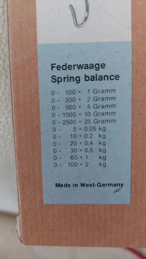 Federwaage   Dynamometer No. 22