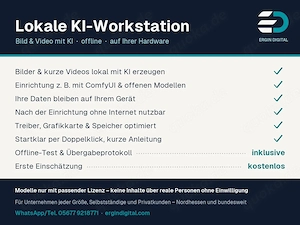 Lokale KI-Workstation einrichten: Bild & Video offline mit KI