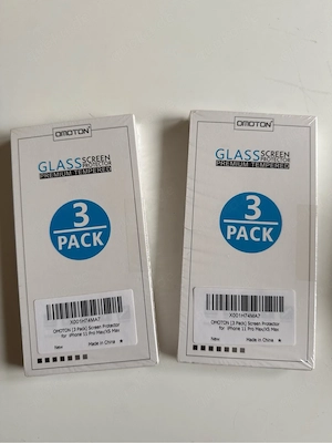 OMOTON Panzerglas iPhone 11 Pro Max   XS Max   2 3 Stück NEU