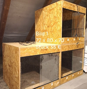 OSB Terrarien verschiedene Größen 