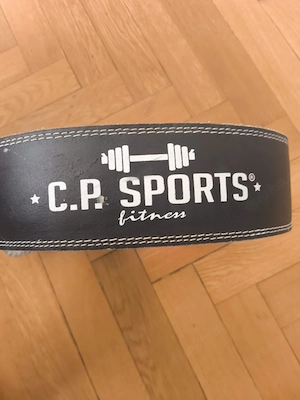 C.P. Sports Gewichthebergürtel schwarz   gepolstert