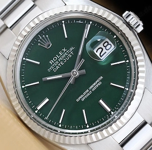 Rolex Datejust 18 Karat Weiß Gold 
