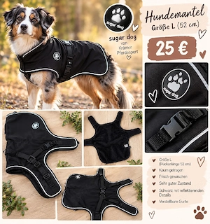 Hundemantel Größe L (52 cm)