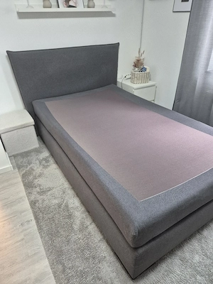 Boxspringbett Anthrazit