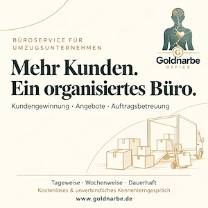 Büroservice für Umzugsfirmen   Kundengewinnung & Angebote