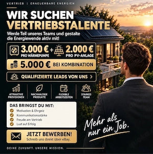 wir suchen Vertriebstalente!!!