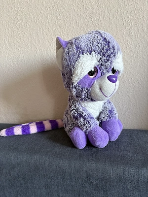 Plüschtier Leo der Waschbär mit den tollen Augen, 25 cm
