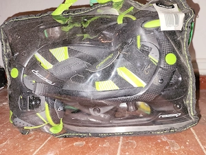 Schlittschuhe Schwarz Grün