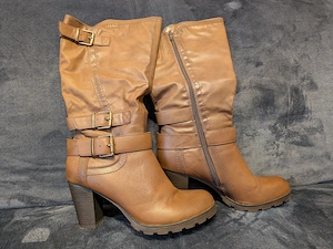 Damenstiefel, klassisch, braun, Gr. 40