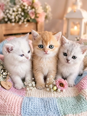 Reinrassige BKH Kitten  