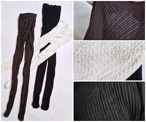 3 modische Damen Strumpfhosen mit Strukturmuster Gr. 36 je 3 Euro
