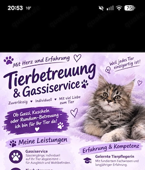 Biete liebevolle Hundebetreuung!