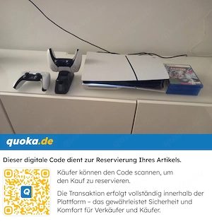 Sony PlayStation 5 (PS5) Slim Disc Edition - Top Zustand mit 2 Controllern & Ladestation