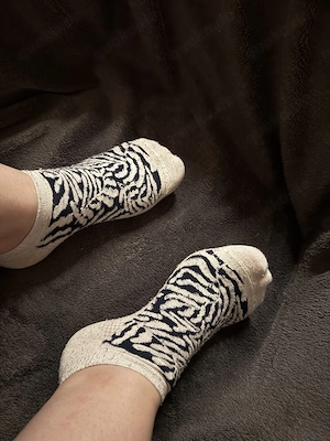 Getragene Socken 