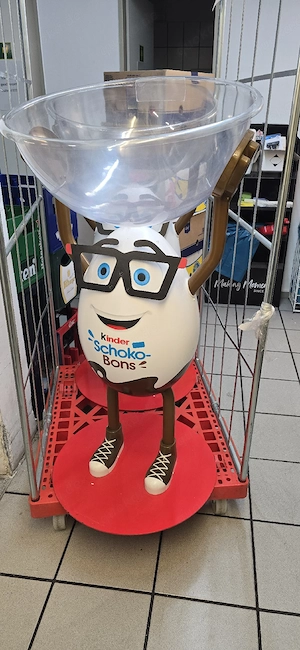 Sammlerstück Schoko Bons aufsteller