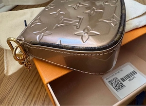 Limitierte Roségold-Lack-Mini-Tasche Sonderausgabe