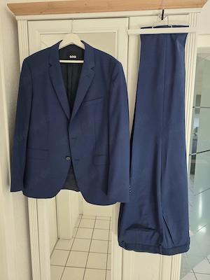 Anzug Herren Boss blau
